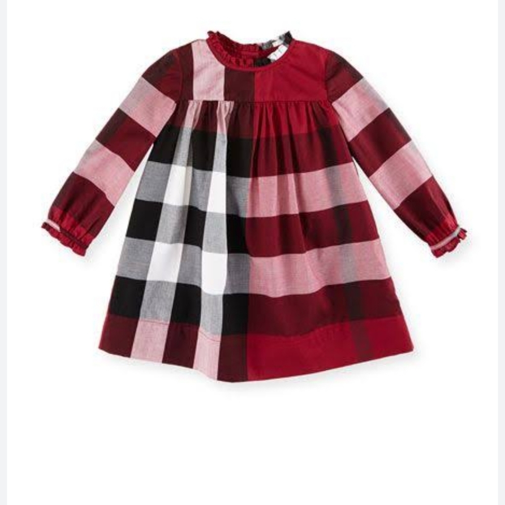 Plum Burberry dress